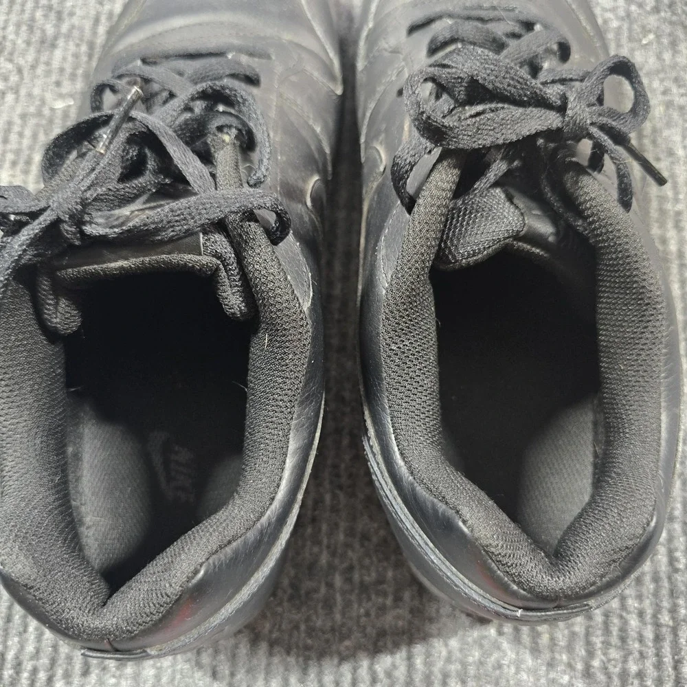 Nike Ebernon Low Triple Black Mens Size 12‎ Athletic Basketball Shoes Sneakers